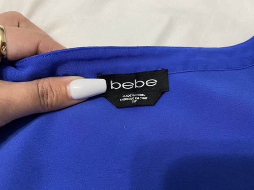 Bebe Logo Tops Gem Bebe Logo Tops Gem