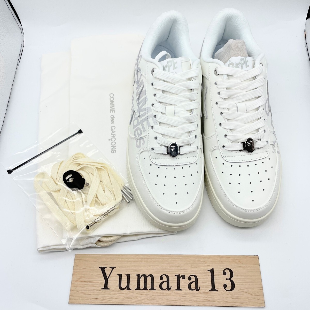COMME des GARCONS OSAKA × A BATHING APE BAPE STA White Men's Size