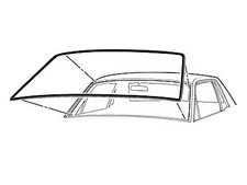 Parabrisas Mustang Weatherstrip Hecho en Estados Unidos 1964 1965 1966 1967 1968