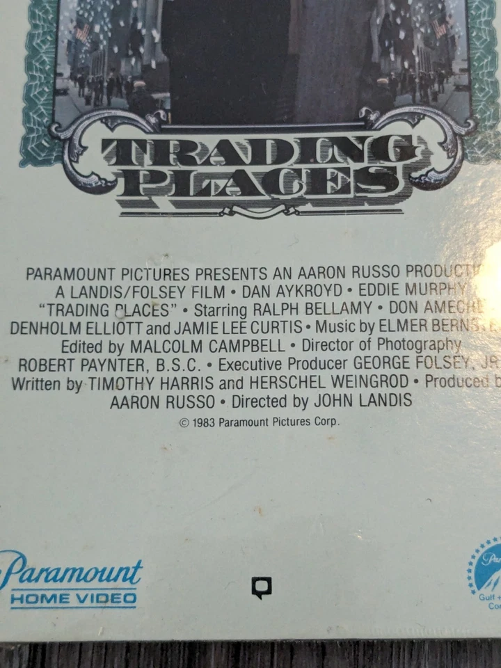 New Sealed VHS Trading Places 1983 Paramount With Watermarks - Image 4 of 4