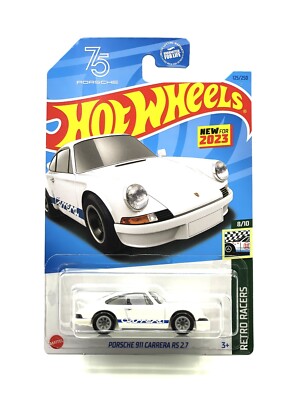 2023 Hot Wheels Porsche 911 Carrera RS 2.7 white SUPER CUSTOM