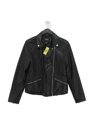 DKNY Motorradjacke Jacke schwarz