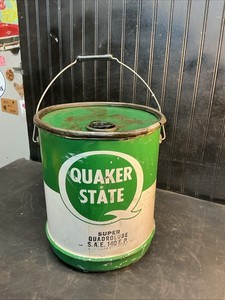 Quaker State 5gal. Oil Can | eBay