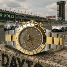 Rolex Daytona Steel and Gold watch 116523 £950 Rolex service warranty May 28 FS