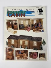 Annie’s Attic Fashion Doll Plastic Canvas Country Cabin Pattern Instruction Book