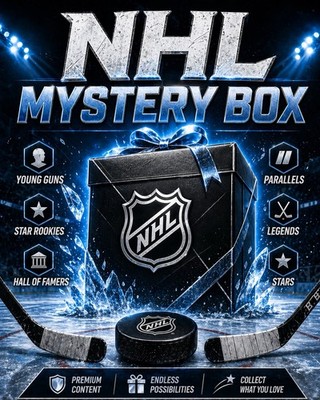 NHL Sports Card Mystery Box- Guaranteed Numbered Card and Young Guns Card