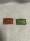 Pokémon Fire Red Leaf Green Authentic GBA Lot Game Boy Advance Pokemon Tested