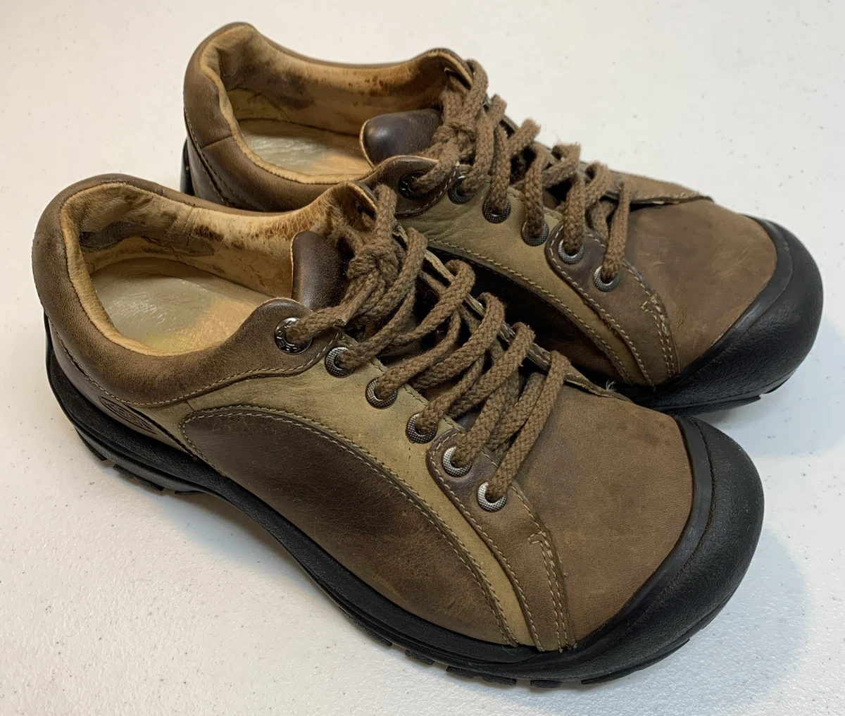 KEEN Briggs II Men\'s Black Leather Comfort Walking Shoes 1365-BKFG US 11 UK 10 keen briggs products for sale | eBay main image 4