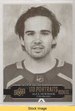 2021-22 Upper Deck Series 2 UD Portraits Rookies Alex Newhook #P-52 READ 6f8