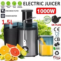 1000W Juicer Machine Whole Fruit Vegetable Juice Maker Centrifugal Extractor UK