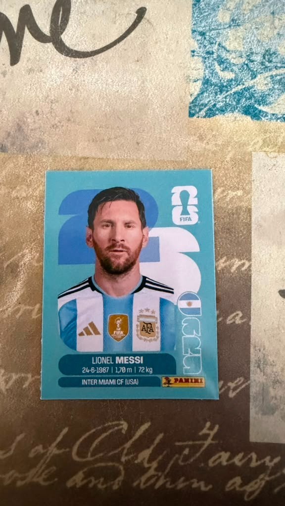 FIFA WORLD CUP 2026 MESSI ARGENTINA  STICKER  ARG 17