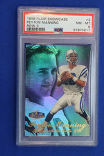 1998 Flair Showcase #3 PEYTON MANNING Row 3 ROOKIE Card PSA NM-MT 8 COLTS QB RC