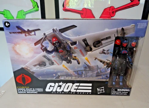 NEW G.I. Joe Classified Series #152 Cobra CLAW C.L.A.W. & Pilot Vehicle & FIGURE