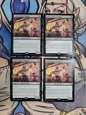 4x Fathom Fleet Captain - NM/M LCC MTG Magic