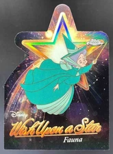 2025 Topps Disney Wonder Fauna Wish Star Chrome Die-Cut #W-11 Sleeping Beauty