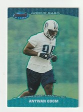 2004 Bowman's Best Green #84 Antwan Odom rookie card, Alabama Crimson Tide #/499. rookie card picture