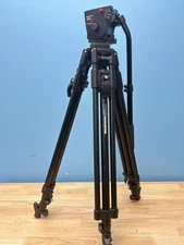 Manfrotto 351MVB2 Video Tripod w/ Rubber Feet & 503 Fluid Head