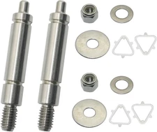 Dryer Drum Shaft Right Side Kit with Washer and Tri-Ring Retainers 2 Sets