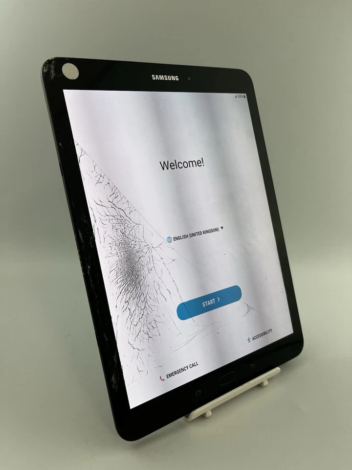 Samsung Galaxy Tab S3 Black Unlocked 32GB 9.7β 13MP Android Tablet Cracked #i02 - Image 2 of 4