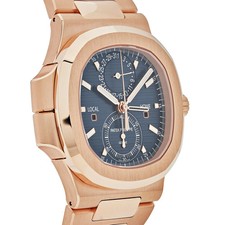 Patek Philippe Nautilus 5990/1R-001 Travel Time Flyback Chronograph Rose Gold 4