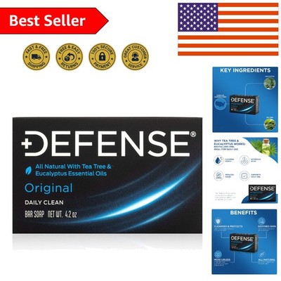 Clinically Proven 4.2 Oz Bar Soap with Tea Tree & Eucalyptus for Sensitive Skin