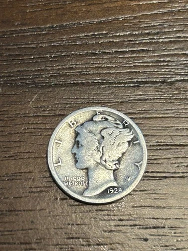 1928D Mercury Dime VG