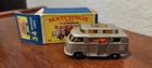 MATCHBOX LESNEY No. 34 VOLKSWAGEN CAMPER  VW Grey original box