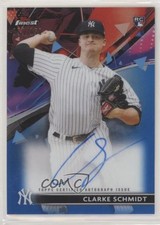 2021 Topps Finest Blue Refractor /150 Clarke Schmidt #FA-CS Auto 6u5