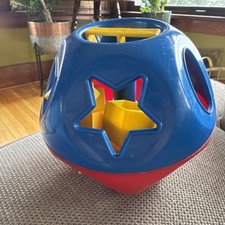 Vintage Tupperware SHAPE-O-BALL Classic Tupper Toys Shape Sorter