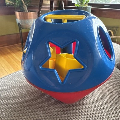 Vintage Tupperware SHAPE-O-BALL Classic Tupper Toys Shape Sorter 