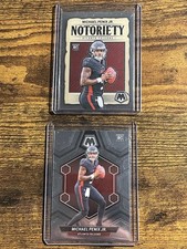 2024 Panini Mosaic Football Michael Penix Jr. 2 Card Rookie Lot! Falcons 🔥🔥🔥