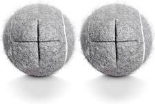 2PCS Precut Tennis Balls for Walkers, Heavy Duty Long Lasting Glide Balls - Prec