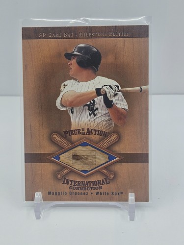MAGGLIO ORDONEZ 2001 SP GAME BAT MILESTON EDITION GAME USED BAT RELIC! WHITE SOX
