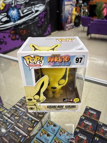 Funko Pop! Vinyl: Kurama Mode (GITD) #97 Naruto Shippuden GameStop Exclusive