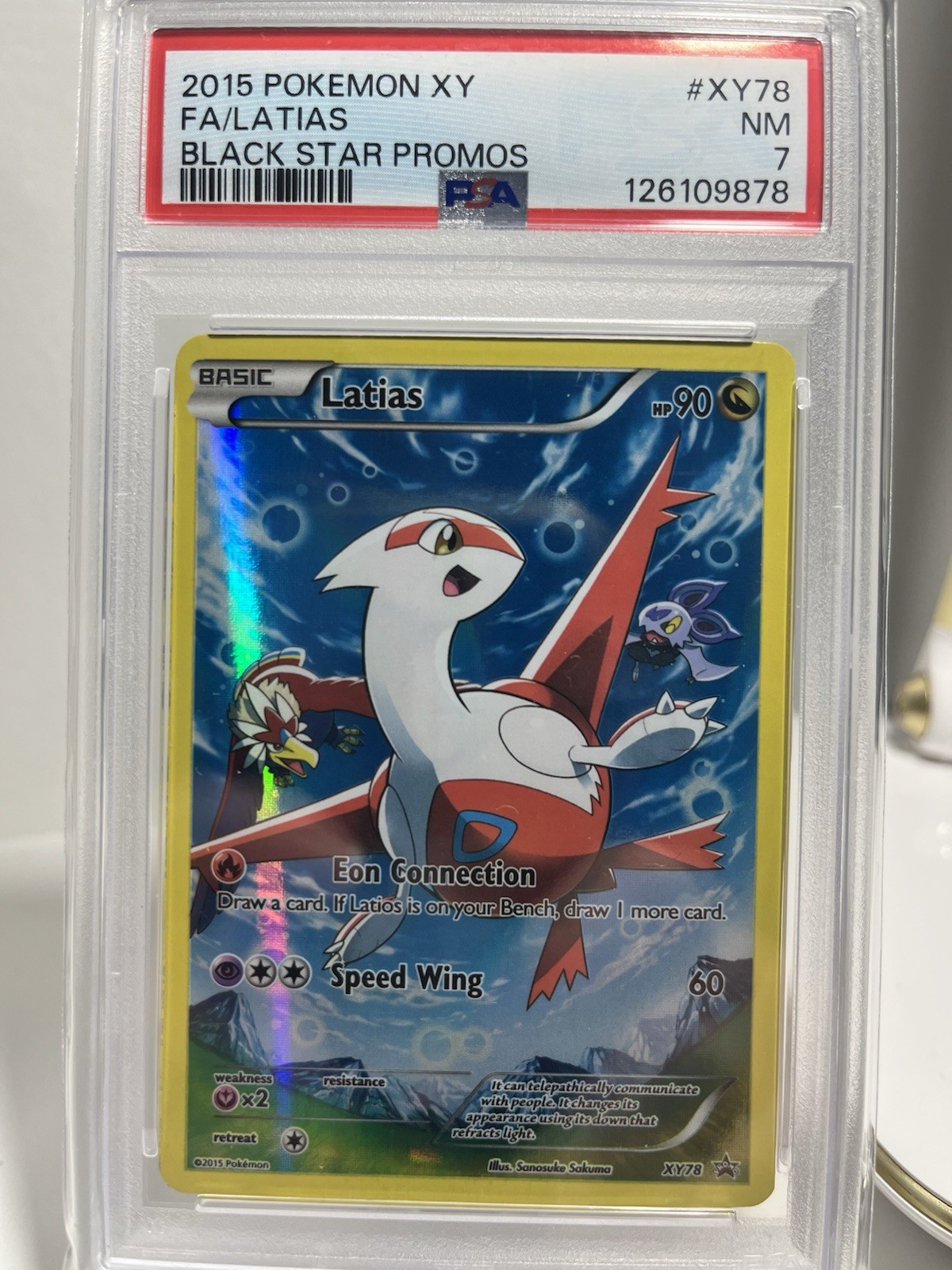 PSA 7 Latias XY78 Full Art Black Star Holo XY Promo Pokémon TCG
