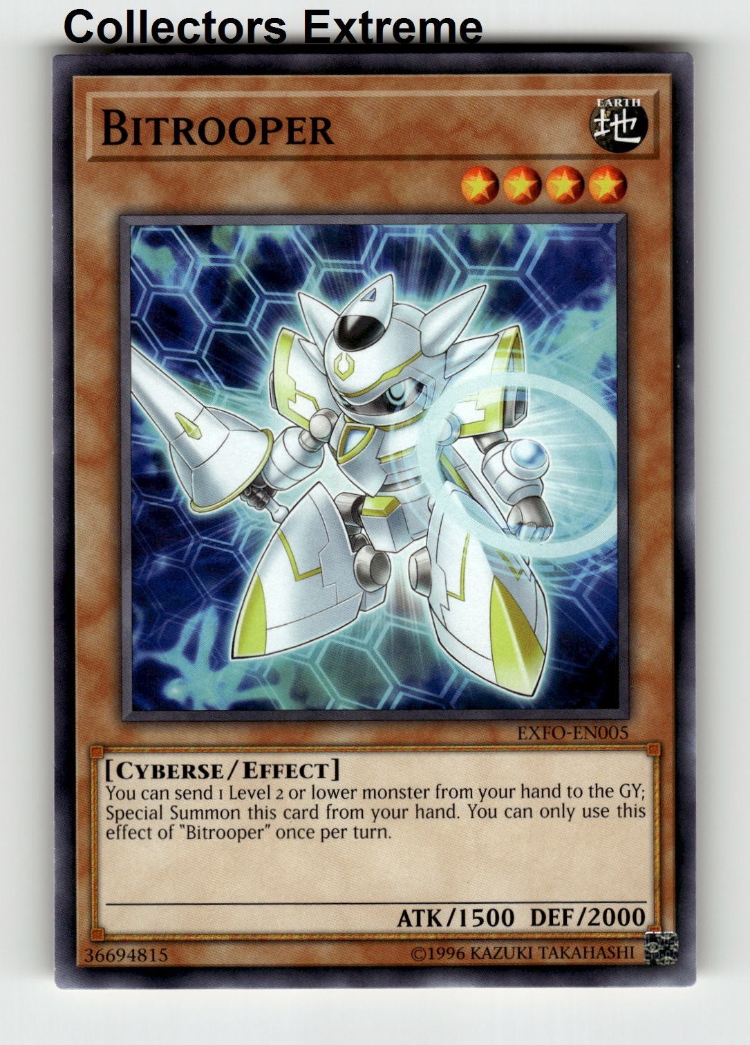 YuGiOh Extreme Force Card EXFO-EN005 Bitrooper