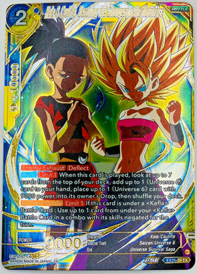 Kale Caulifla Becoming the Strongest in the Multiverse Foil Dragon Ball Super NM