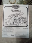 Vintage Star Wars 1981 Slave 1 Assembly Instructions Only Original Kenner *READ*