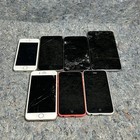 Lot of 7 Apple iPhones Mixed Models - FOR PARTS/REPAIR/SALVAGE AS-IS