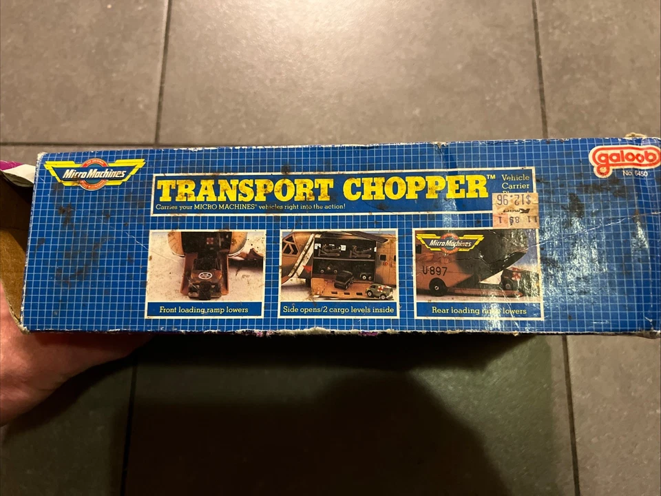 Micro Machines Military Chinook U-897 USAF Transport Chopper Helicopter Galoob - Image 4 of 4