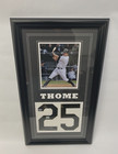 Jim Thome Chicago White Sox Signed Framed Batting Photo Jersey Number Collage — photo 2