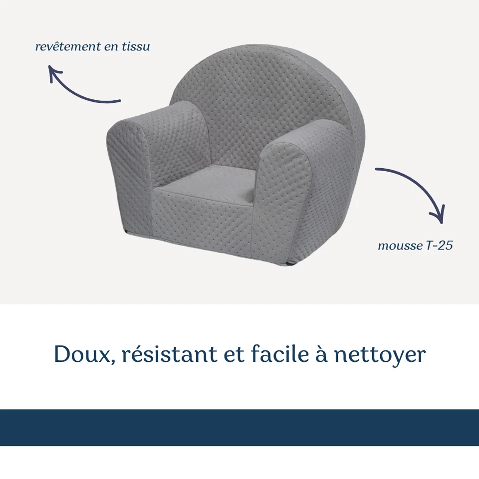 Fauteuil piqué pour enfant - Photo 4/4
