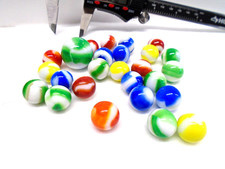 VTG 26 MARBLE KING PATCH RIBBON MARBLE GROUP W/SHOOTER VERY NICE SELECTION