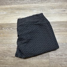 UNBRANDED Stretch Waist Mid Rise Black Fitness Yoga Leggings Women's Size XL