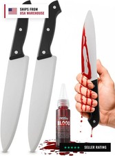 Realistic Fake Knife Set for Ghostface  Chucky Costumes