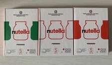 ITALIA moneta NUTELLA VERDE BIANCA ROSSA 5 Euro argento FDC2021 con Fattura IPZS