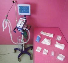 CareFusion Revel Transport Ventilator w/ Monitor Docking Station Stand & Extras!