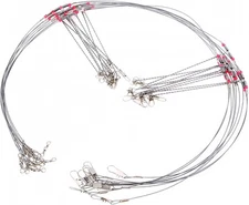 Conskyee Fishing Leaders Saltwater Tackle Rigs Stainless Steel Wire Silver 