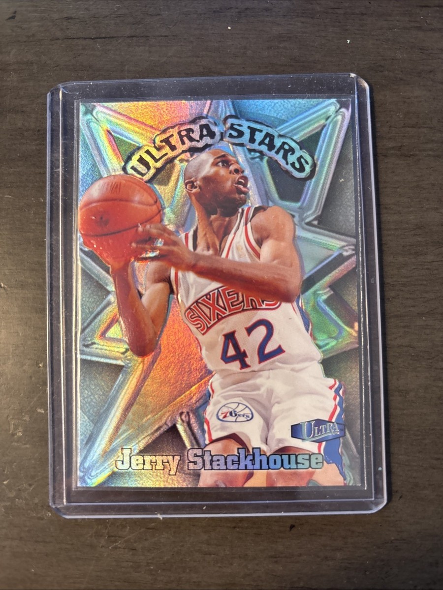 1997-98 Fleer Ultra Stars Jerry Stackhouse Philadelphia 76ers #19 