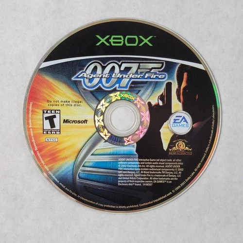 007 Agent Under Fire - Loose Microsoft Original Xbox Disc
